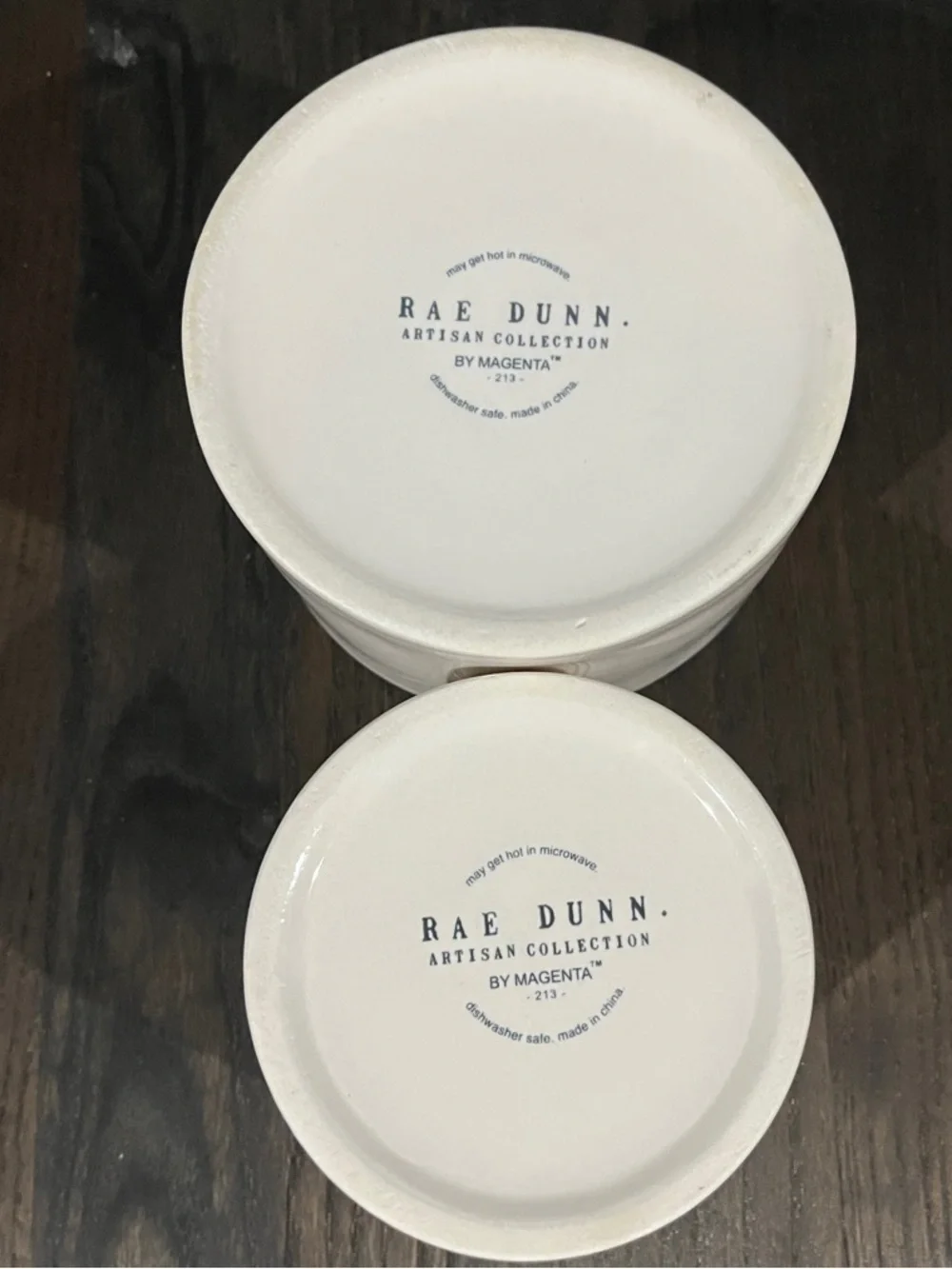 Rae Dunn White Ceramic Salsa and Guac Serving Set - NWOT - Picture 3 of 3